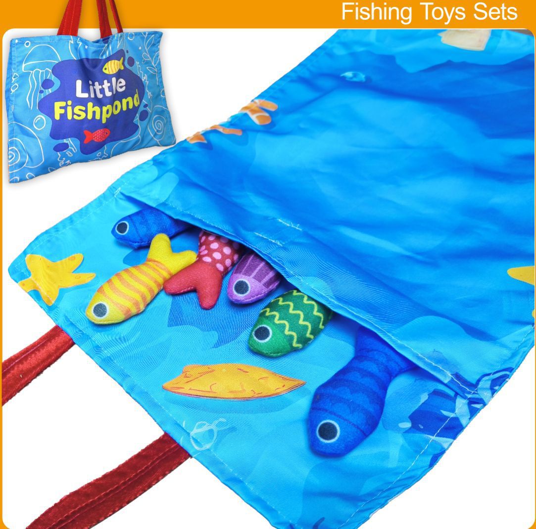 Montessori Angelspiel ab 1 Jahr | Motorikspielzeug Fische Angeln für Kleinkinder | Lernspielzeug für Jungen & Mädchen | Perfektes Ostergeschenk