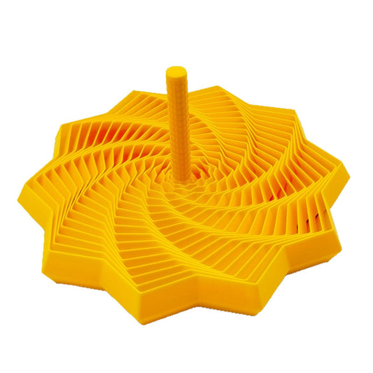 D Fidget Stern Needoh Style – Buntes Anti-Stress Sensorik Spielzeug mit Griff, Drehbarer Fraktal Stern für Büro & Stressabbau Spileo