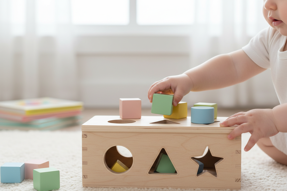 Der erste Lernbegleiter: Wie ein Montessori Formsortierer Babys und Kleinkinder spielerisch fördert