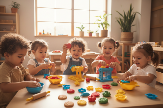 Die große Küche für kleine Hände: Wie das 73-teilige 4-in-1 Knetset die Kreativität von Kindern ab 3 Jahren entfesselt Spileo