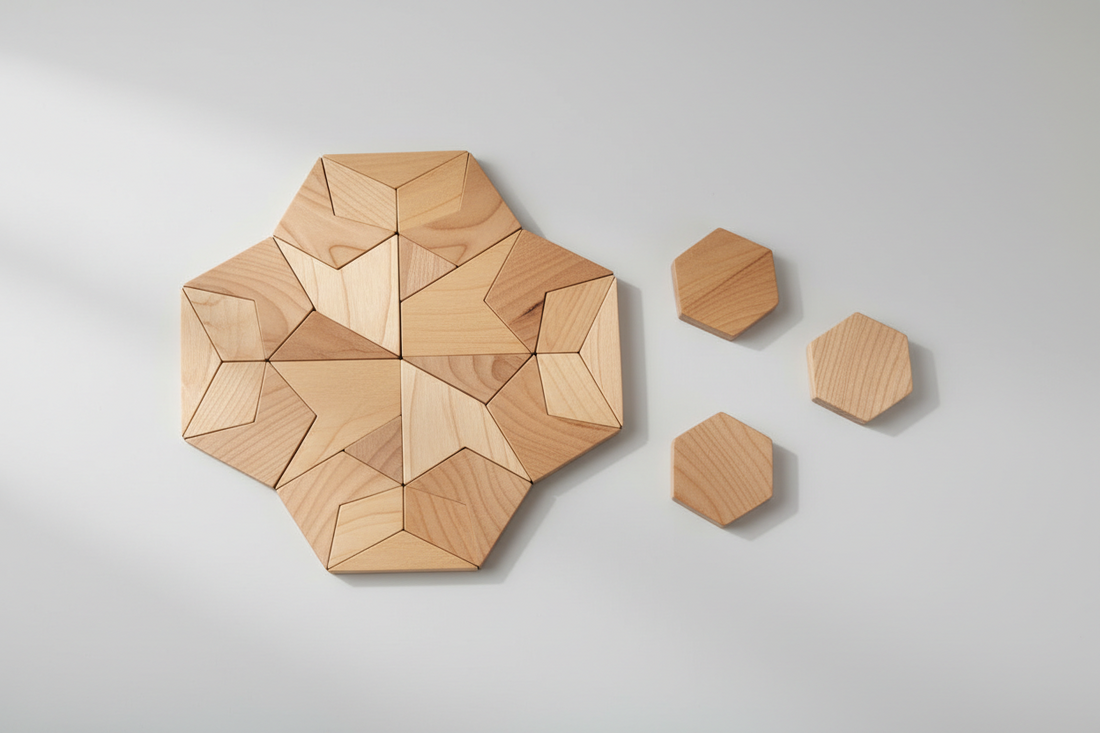 Die zeitlose Eleganz der Geometrie: Wie ein hölzernes Sechseck-Puzzle Geist und Logik herausfordert Spileo