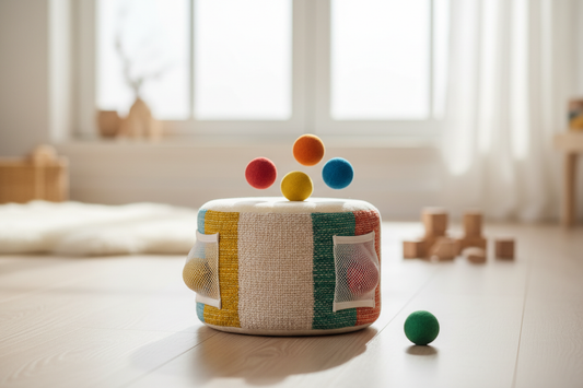 Erster Rhythmus, erste Erfolge: Wie die Textiltrommel mit Bällen Babys Sinne und Motorik spielerisch weckt Spileo