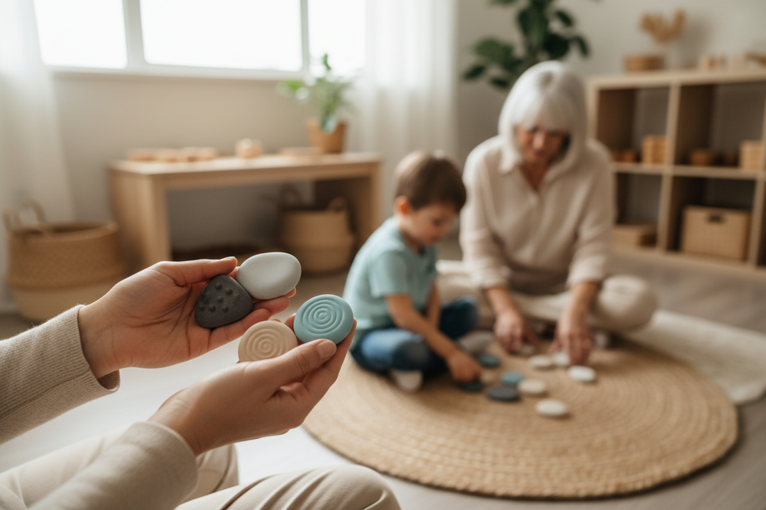 Unsichtbare Helfer in der Hand: Wie Sensorik-Steine Kindern und Erwachsenen bei Stress und Überforderung helfen Spileo