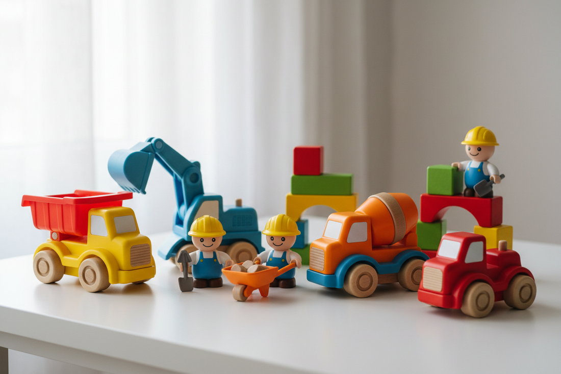 Warum ein 7-Zoll-Baustellen-Spielzeug-Set die perfekte Geschenkidee für kleine Baumeister ist Spileo