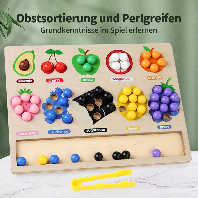 Baby Motorikspielzeug Obst Holzspielzeug - Spileo
