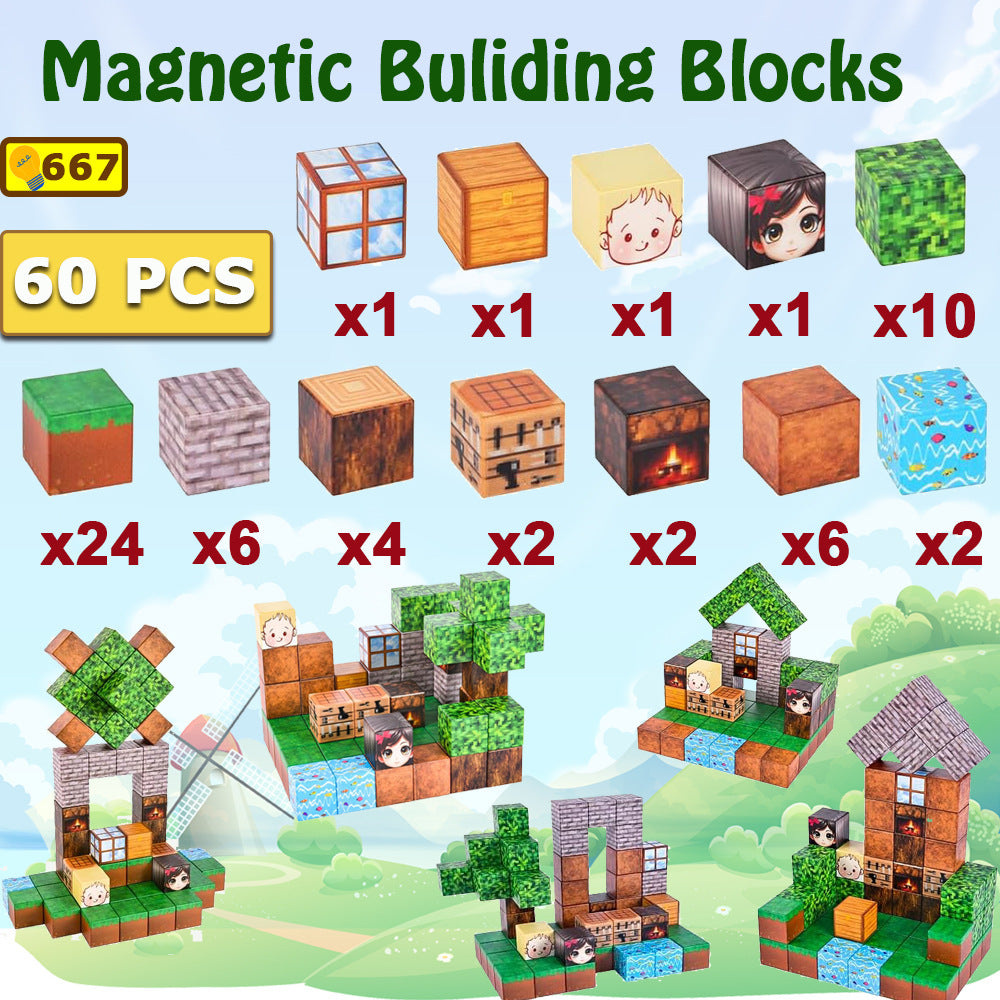 Magnetische Bausteine für Kinder - Spileo