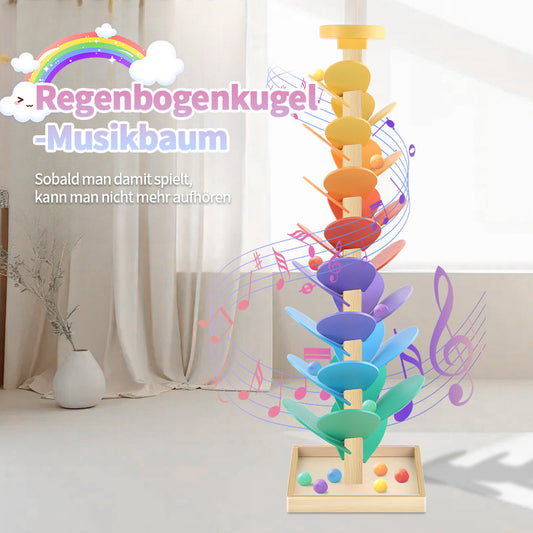 Klangbaum aus Holz – Montessori Motorikspielzeug - Spileo