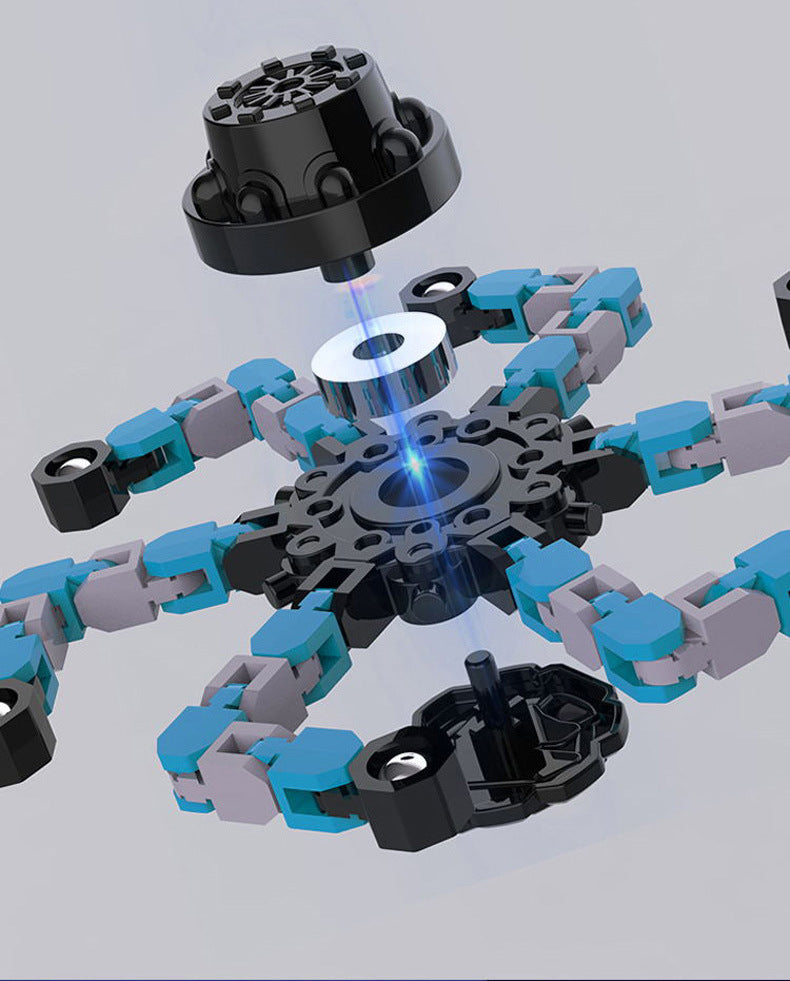 15er-Set Roboter Fidget Spinner – Verformbares Finger-Spinning-Spielzeug zum Selberbauen, ideal als Geburtstagsgeschenk, Klassenzimmer-Preis oder Party-Favor