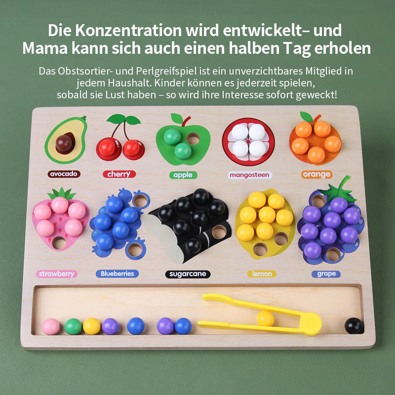 Baby Motorikspielzeug Obst Holzspielzeug - Spileo