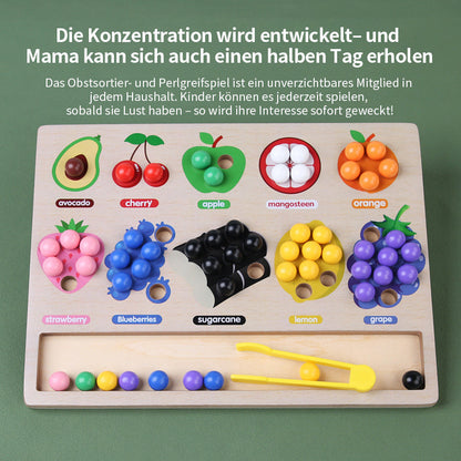 Baby Motorikspielzeug Obst Holzspielzeug - Spileo