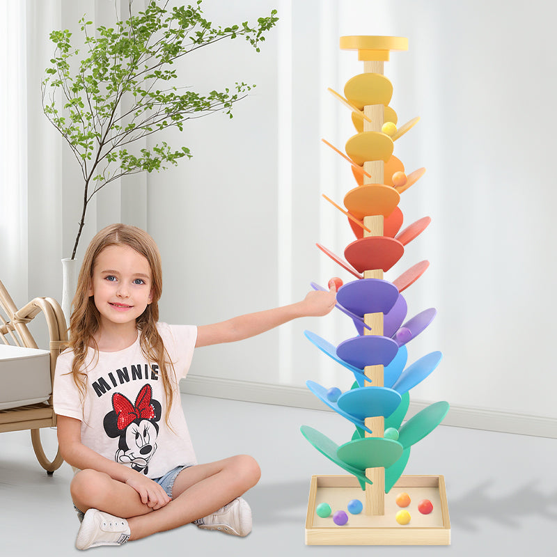 Klangbaum aus Holz – Montessori Motorikspielzeug - Spileo