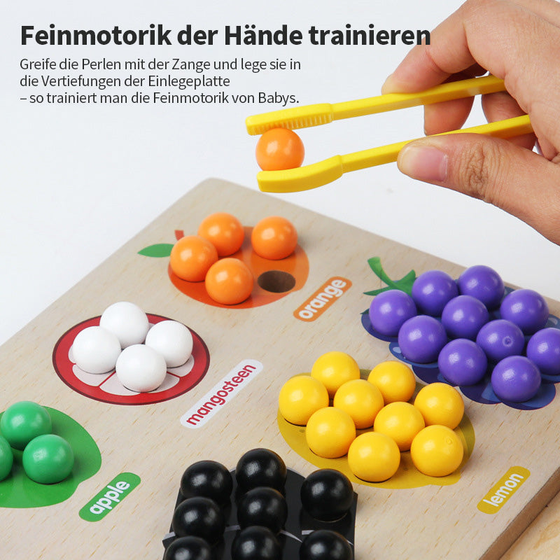 Baby Motorikspielzeug Obst Holzspielzeug - Spileo