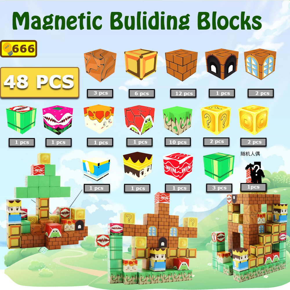 Hochwertige Magnetbausteine von Minecraft - Spileo