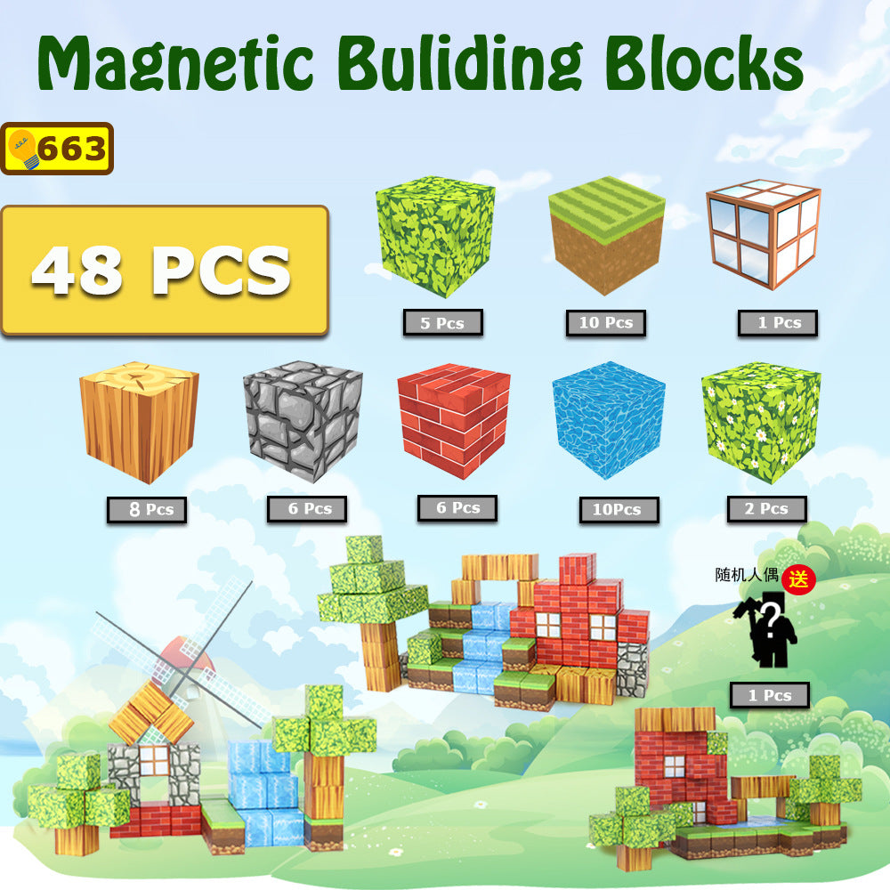 Hochwertige Magnetbausteine von Minecraft - Spileo