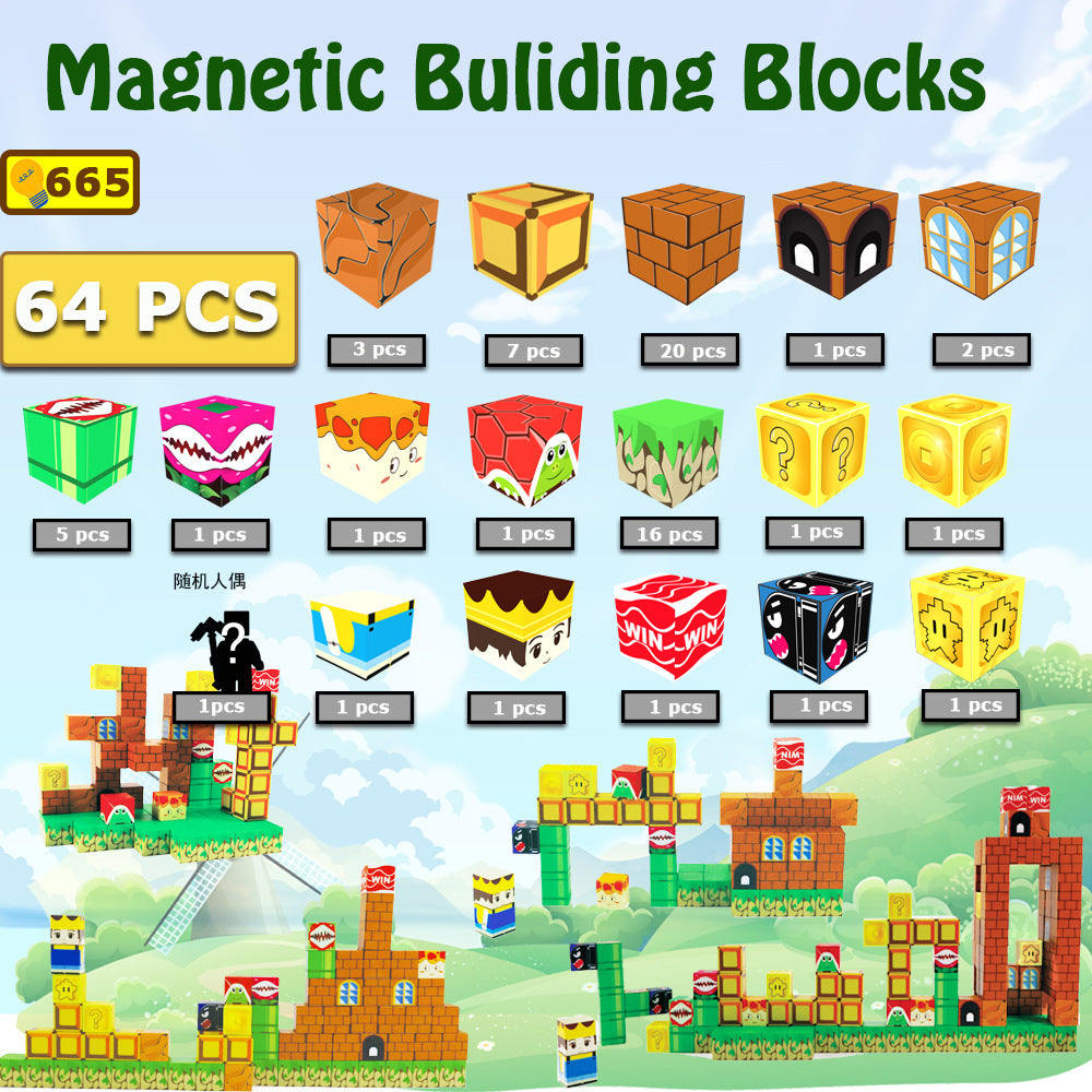 Hochwertige Magnetbausteine von Minecraft - Spileo
