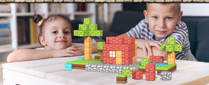 Magnetische Bausteine 150 Teile – Kreatives Bauspielzeug ab 3 Jahren, Ideal als Ostern- oder Halloween-Geschenk für Kinder von 3 bis 9 Jahren, Mit Aufbewahrung