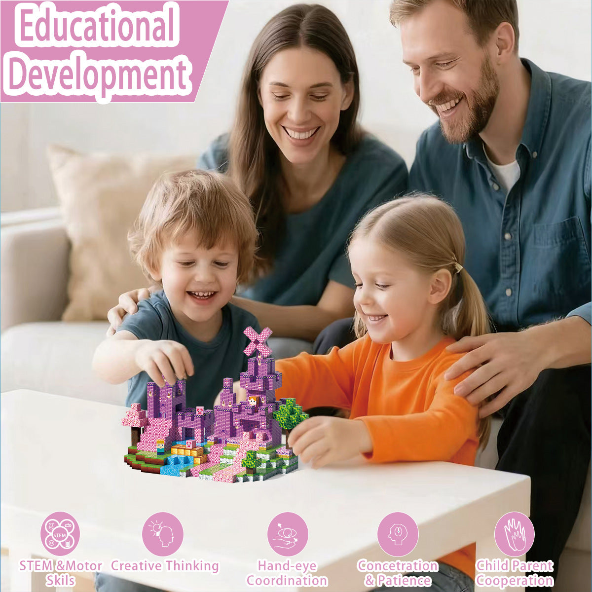 Magnetische Bausteine – 165-teiliges Bauspielzeug ab 3 Jahren für Mädchen und Jungen, ideal als Ostern- oder Halloween-Geschenk für Kinder von 3 bis 9 Jahren