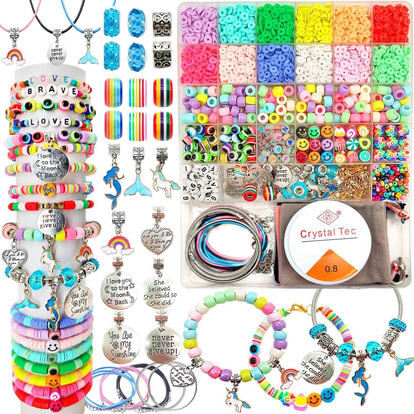 Mädchen Schmuck Bastelset