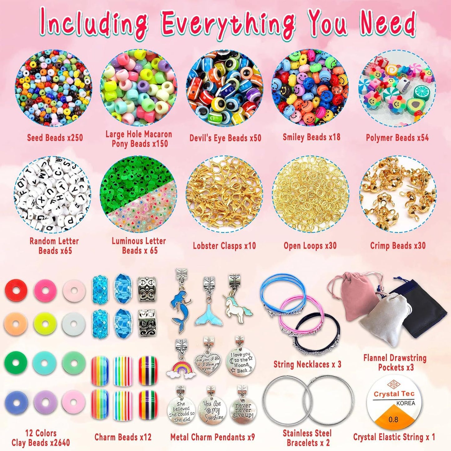 Mädchen Schmuck Bastelset