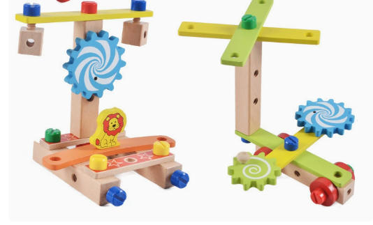 Mehrfunktionaler Holzstuhl für Kinder – 49-teiliges Werkzeugbank-Bausatz mit Lernspielzeug ab 3 Jahren, kreatives Konstruktionsset zum Basteln und Spielen, pädagogisch wertvolles Handwerksspiel als Geschenkidee