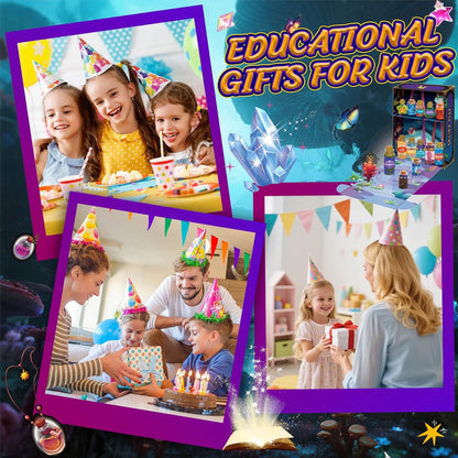 Kreative Zaubermischung für Kinder – 20 Zaubertrank-Flaschen als Bastelspaß und Geschenkidee zu Weihnachten & Geburtstag für Jungen & Mädchen ab 6 Jahren