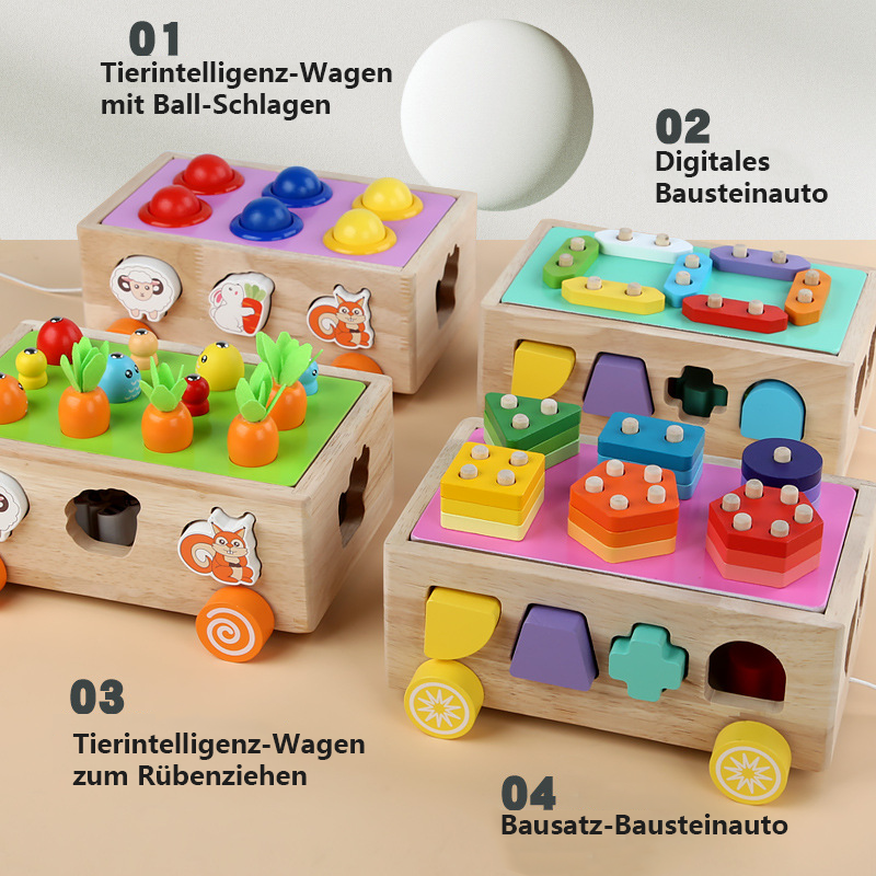 Motorikspielzeug Tücherbox Baby ab 1 Jahr - Spileo