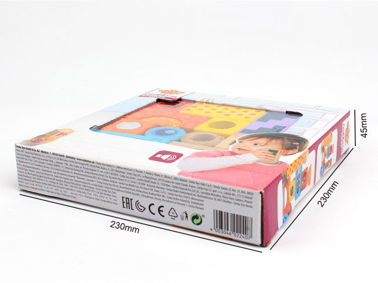 Baby-Spielzeug-Set für 3–36 Monate – Beißring mit Greifling, Stapelturm & Sensorik-Spielzeug, sicheres & langlebiges Geschenk zur Geburt oder zum 1. Geburtstag