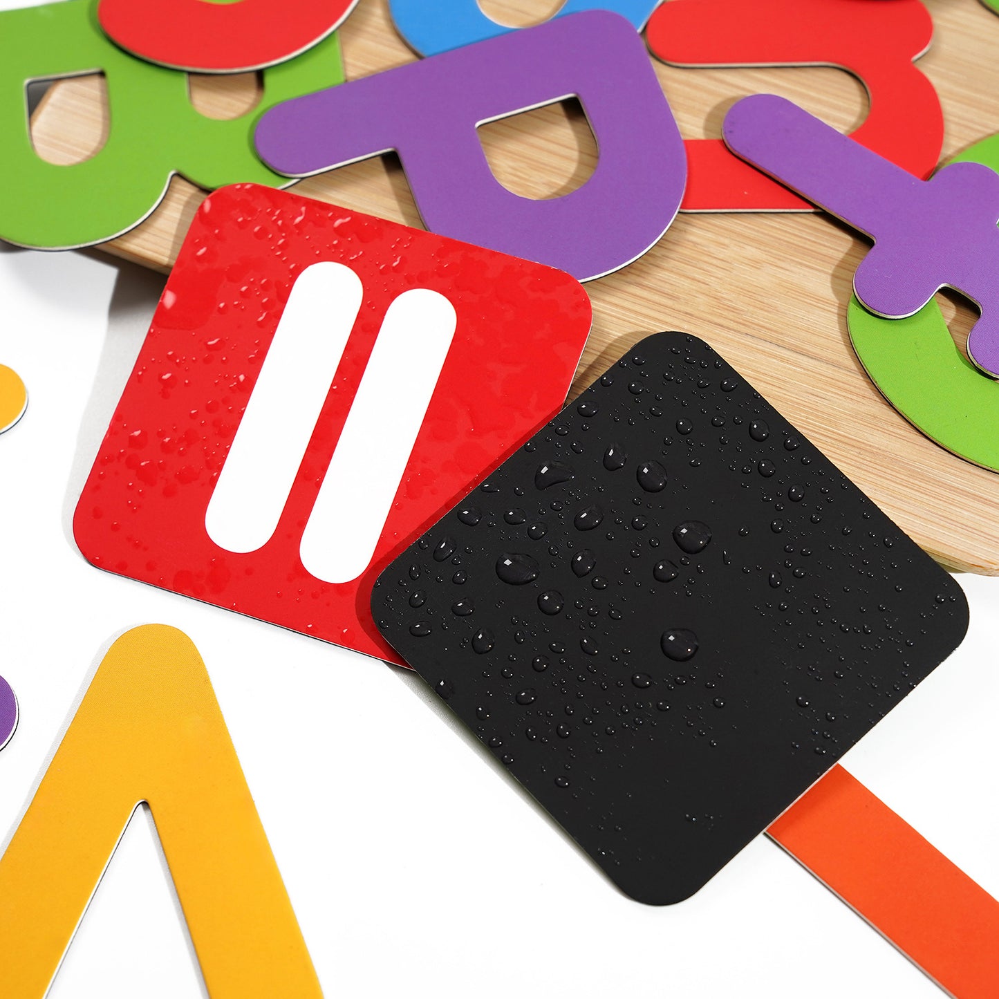 Magnetische Schreibtafel mit Stift und Buchstaben – Lernset zum Schreibenlernen, Alphabetübung und Vorschulförderung für Jungen und Mädchen