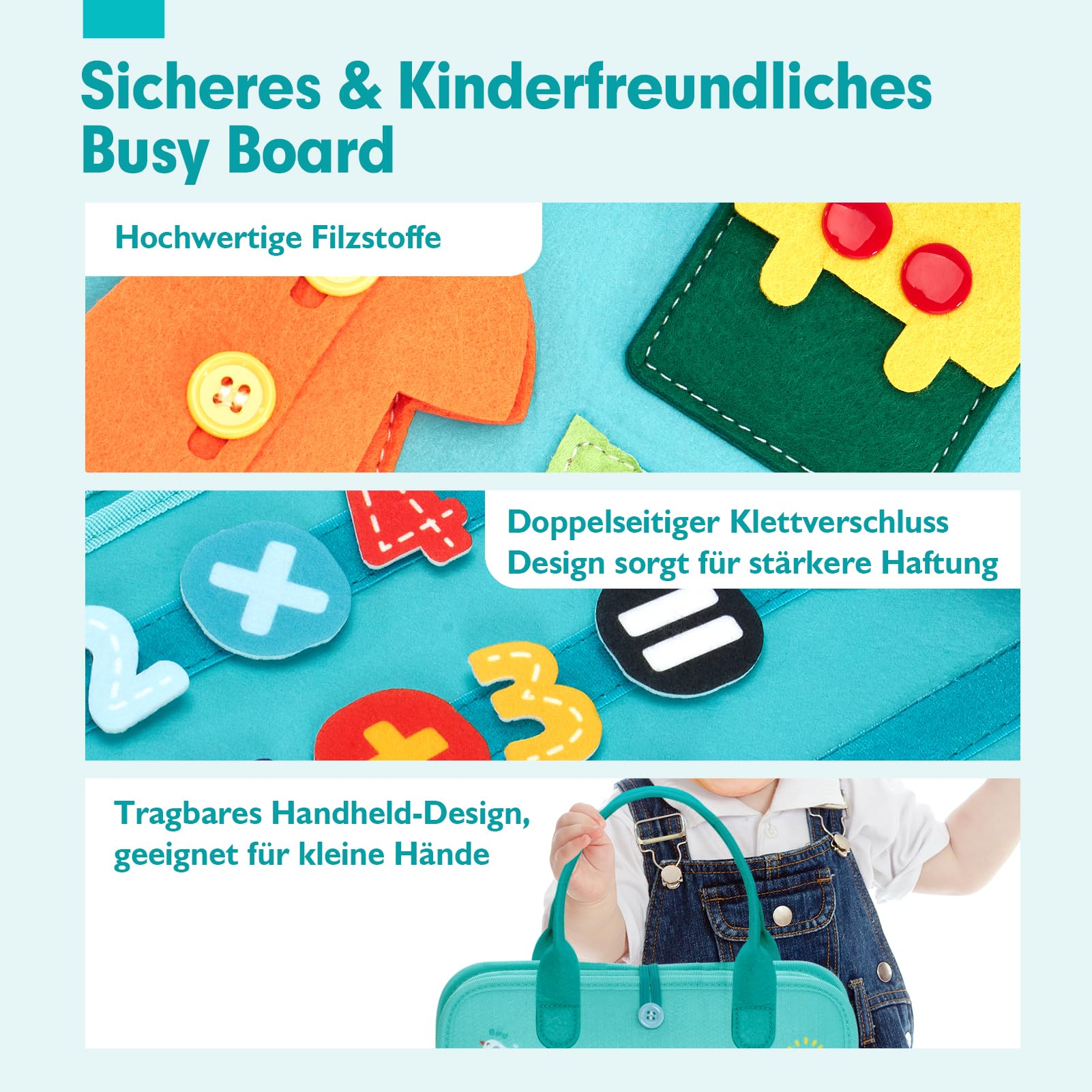 Montessori Spielzeug mit 9-in-1 Aktivitäten Spileo