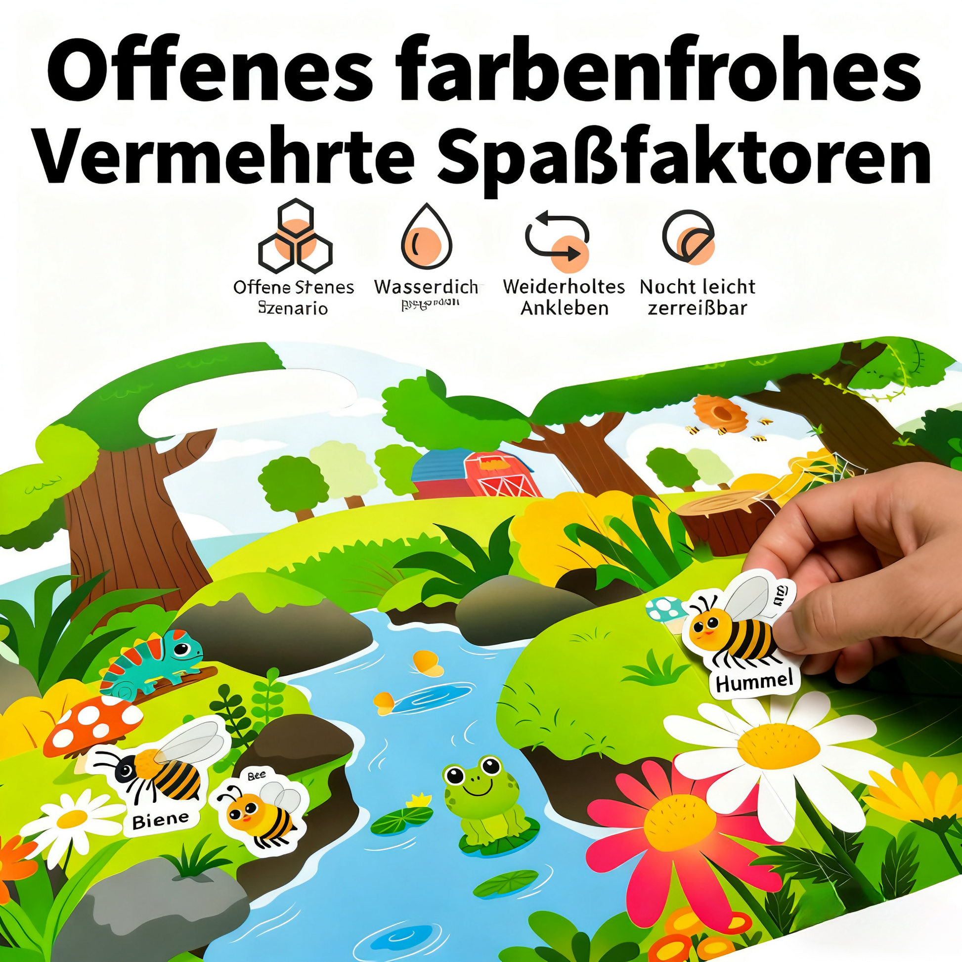 Hochwertige Stickerbücher für Kinder - Spileo