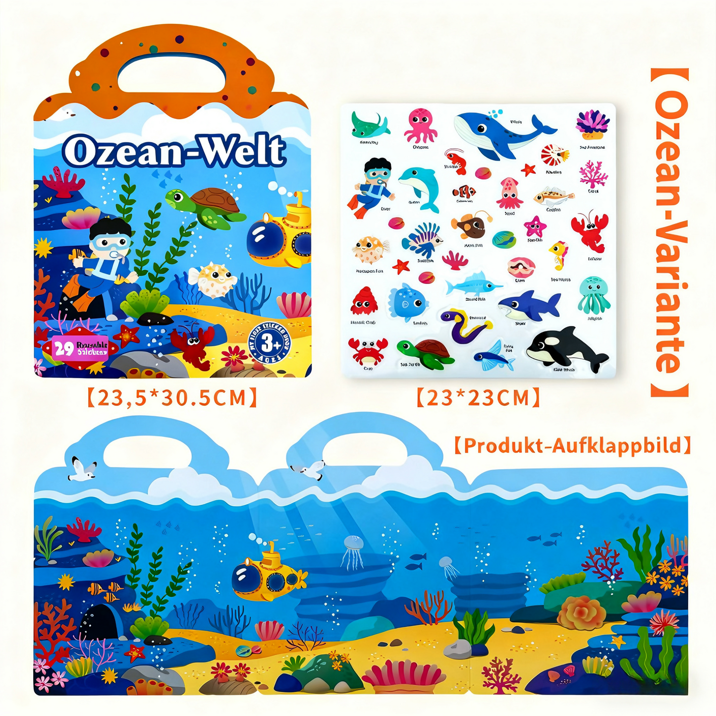 Hochwertige Stickerbücher für Kinder - Spileo
