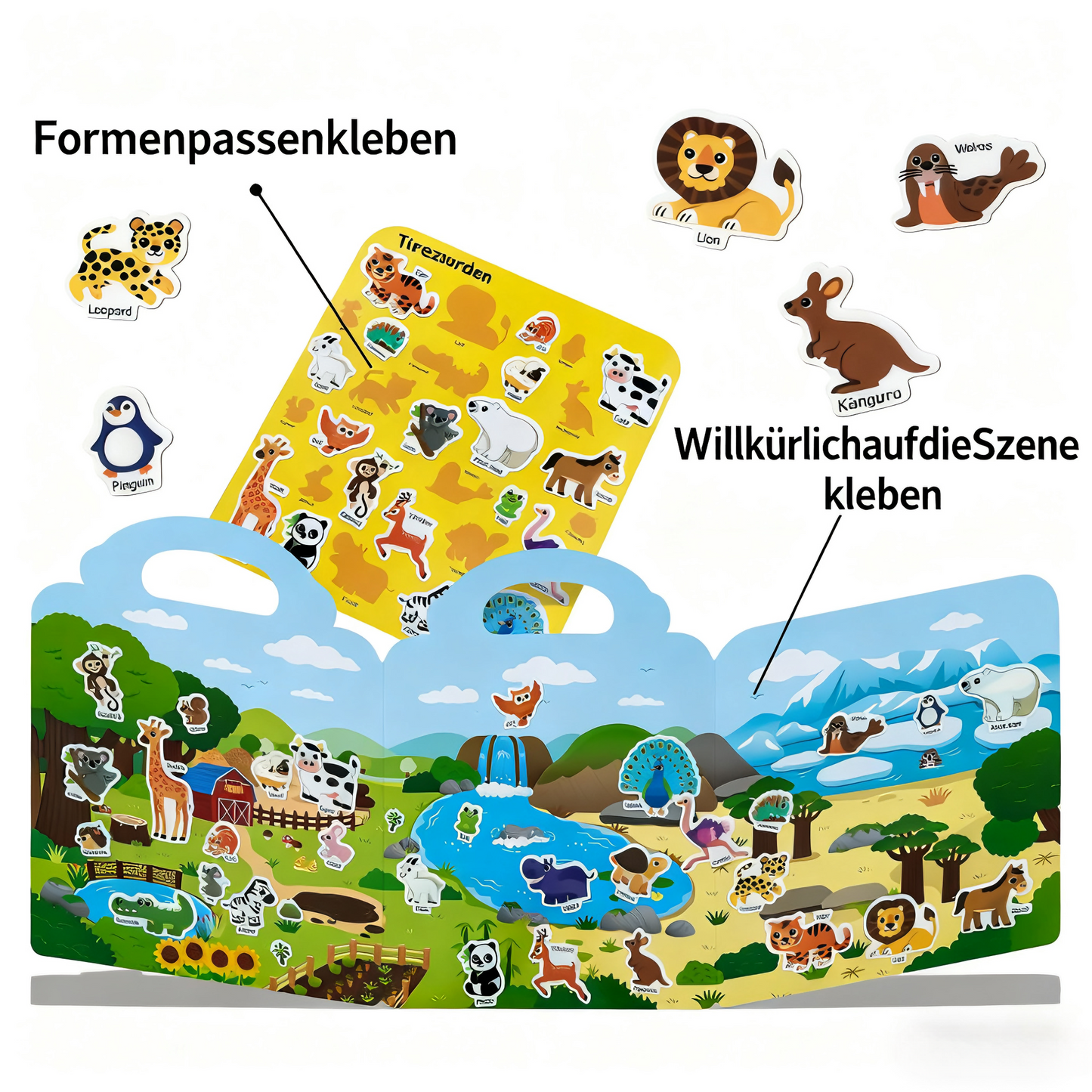 Hochwertige Stickerbücher für Kinder - Spileo