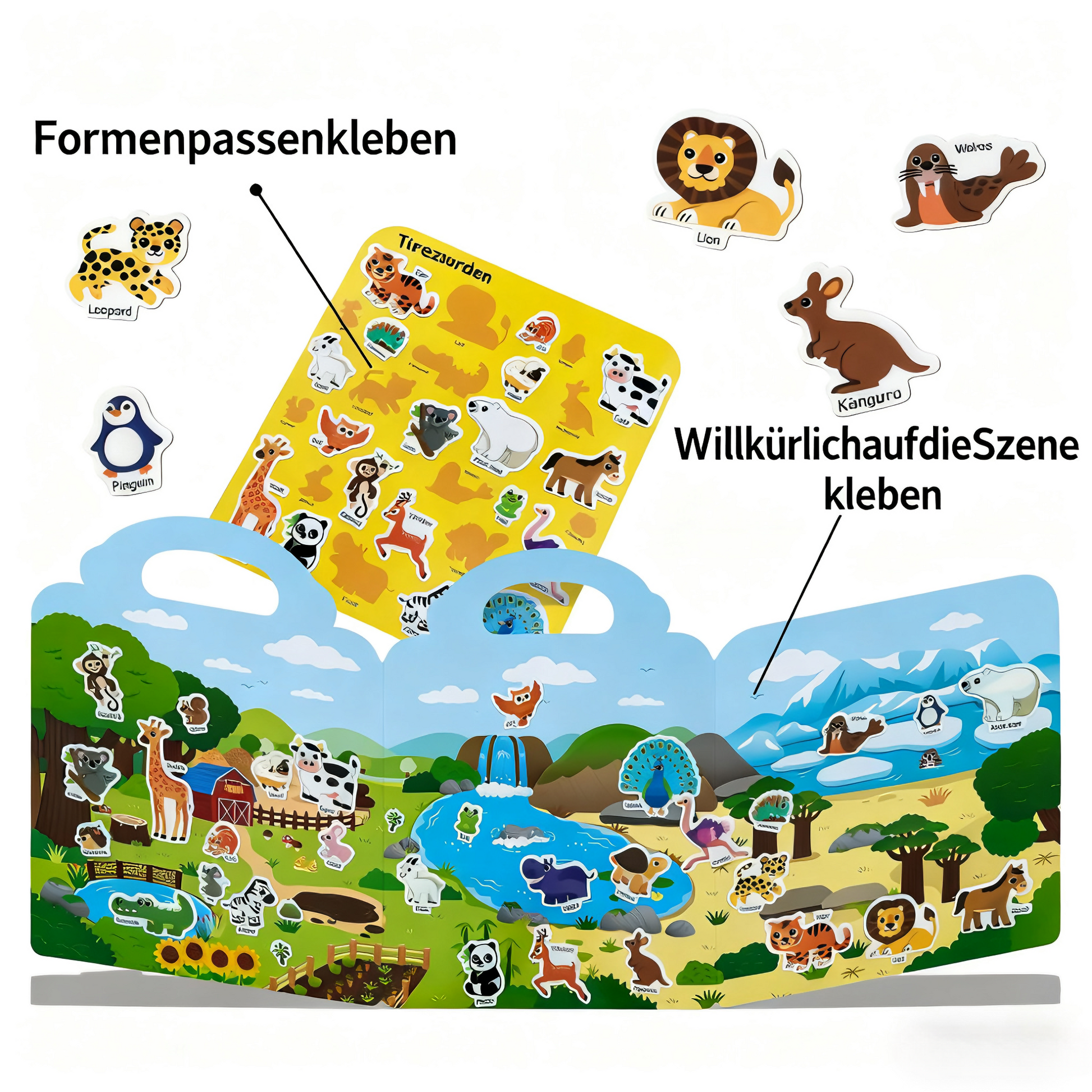 Hochwertige Stickerbücher für Kinder - Spileo