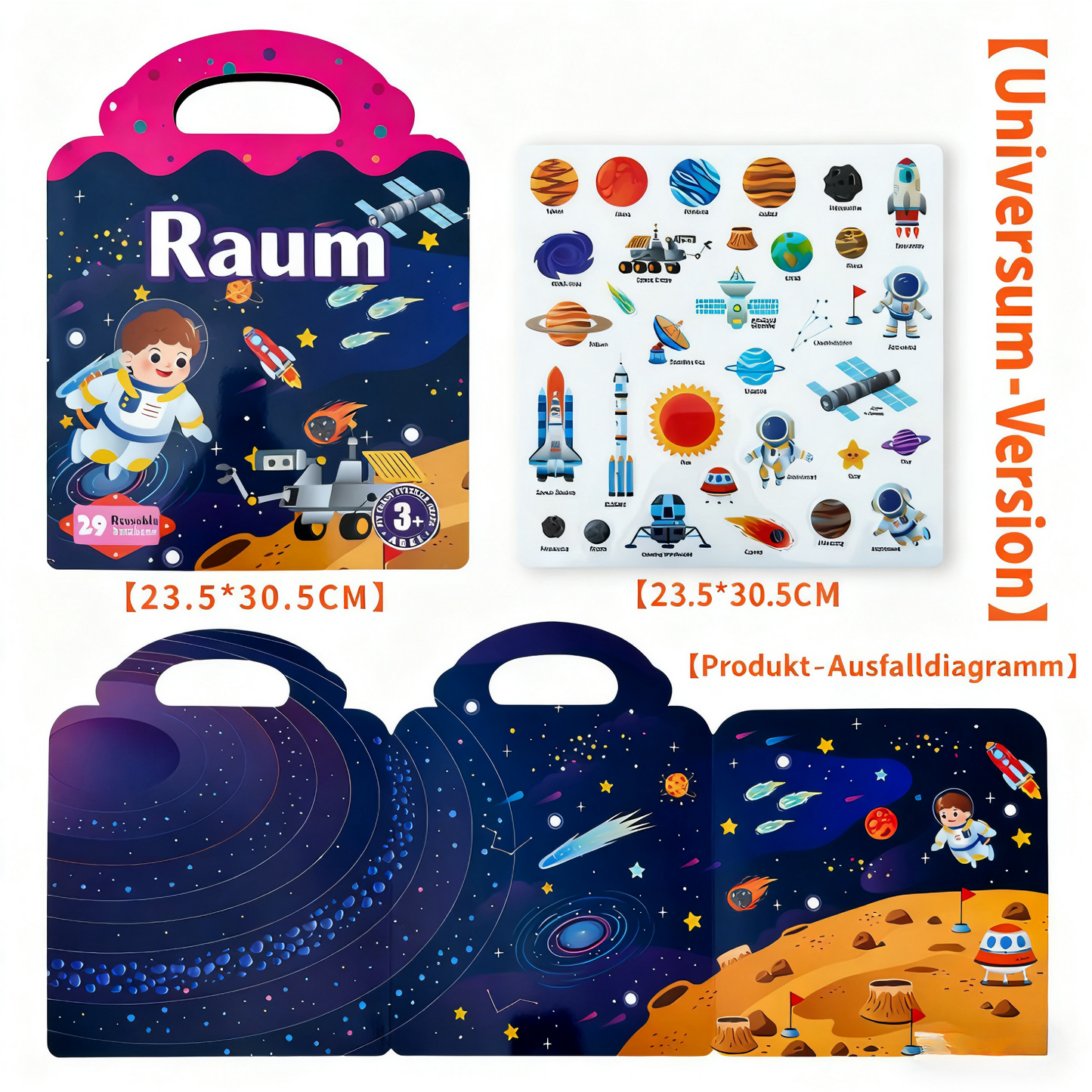 Hochwertige Stickerbücher für Kinder - Spileo