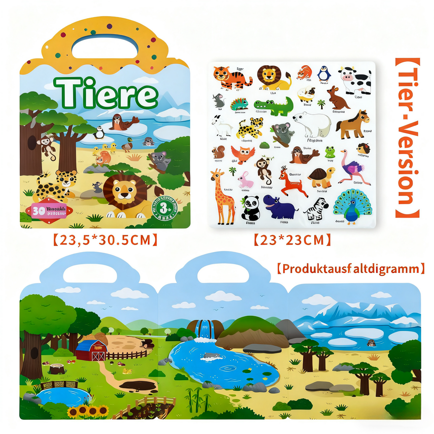 Hochwertige Stickerbücher für Kinder - Spileo