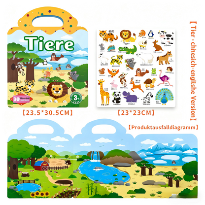 Hochwertige Stickerbücher für Kinder - Spileo