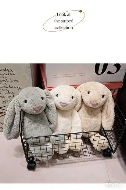 Bashful Silberner Hase 'Bloom' – Kuschelweiches Plüschtier, 30,5 cm