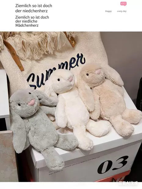 Bashful Silberner Hase 'Bloom' – Kuschelweiches Plüschtier, 30,5 cm