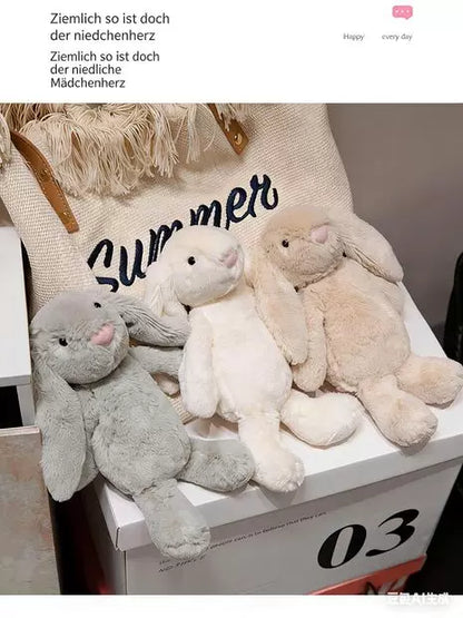 Bashful Silberner Hase 'Bloom' – Kuschelweiches Plüschtier, 30,5 cm